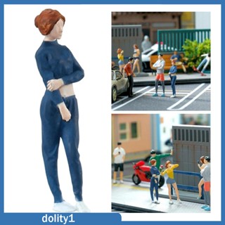 [Dolity1] ฟิกเกอร์รูปคน รถไฟ รถไฟ ขนาดเล็ก 1/64 สําหรับตกแต่ง