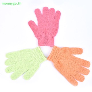 Monnygo ถุงมือขัดผิว สําหรับอาบน้ํา นวดตัว ทนทาน TH