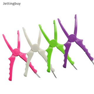 [Jettingbuy] ใหม่ พร้อมส่ง คลิปหนีบธงพลาสติก พร้อมหัวเข็มขัดโลหะ อเนกประสงค์ สําหรับตกปลา 1 ชิ้น