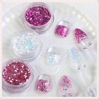 Nail Art Elf Goblin Pupil Sequins Jewelry Glitter Laser Symphony Big Patch Brilliant Super Flash Nail Decoration Manicure Tool For Nail Shop JOYFEEL