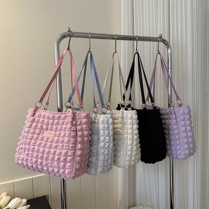 Little Maple - Eun Ha Puffy กระเป๋าสะพายเกาหลี / กระเป๋าสะพายอ้วนเกาหลี / กระเป๋าจัมโบ้พรีเมี่ยม / ก