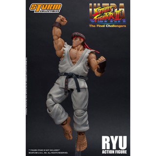 พร้อมส่ง ของแท้ 100% โมเดลตุ๊กตา Storm Ryu Evil Ryu Street Fighter II 1/12 ขยับได้ สําหรับเก็บสะสม