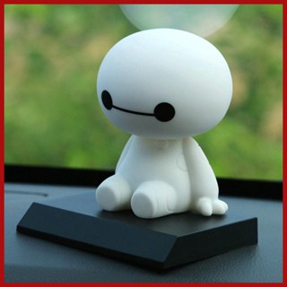 ตุ๊กตา PVC รูปการ์ตูนอนิเมะ Baymax ขนาดเล็ก สําหรับตกแต่งภายในรถยนต์