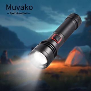 MUVAKO ใหม่ ไฟฉาย LED อเนกประสงค์ สําหรับใช้ในครัวเรือน กลางแจ้ง