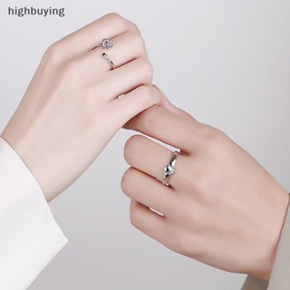 [highbuying] แหวนคู่รัก ลายนักบินอวกาศ ดาวเคราะห์ อวกาศ ดวงจันทร์ ดาว ดวงจันทร์ เครื่องประดับ สําหรับผู้ชาย ผู้หญิง พร้อมส่ง