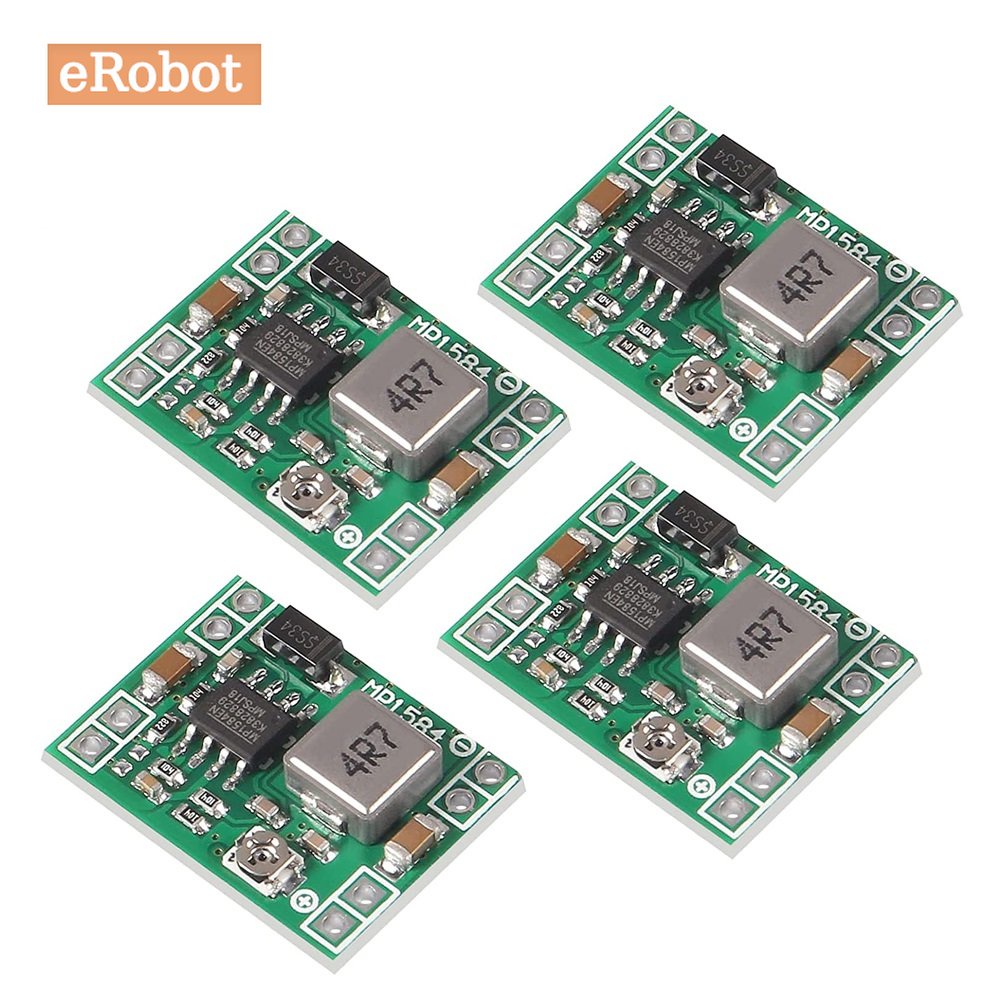 โมดูลพาวเวอร์ซัพพลาย MP1584 ขนาดเล็กพิเศษ DC-DC MP1584EN 3A ปรับได้ สําหรับ Arduino LM2596 24V 12V 5