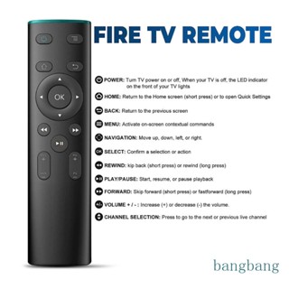 Bang รีโมตคอนโทรล แบบไม่ใช้เสียง สําหรับ Fire TVStick ระยะไกล 15 เมตร ตอบสนองรวดเร็ว