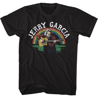 เสื้อยืด ลาย Rainbow Jerry Garcia