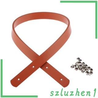 [Szluzhen1] มือจับกระเป๋าถือ ถอดออกได้ สีน้ําตาลเข้ม DIY