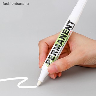 [fashionbanana] ปากกามาร์กเกอร์ พลาสติก กันน้ํามัน สีขาว สําหรับเขียน วาดภาพกราฟฟิตี้ อัลบั้ม DIY 1 ชิ้น