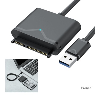 Iwo อะแดปเตอร์แปลงสายเคเบิลฮาร์ดไดรฟ์ USB3 0 เป็น SSD DC12V 2A