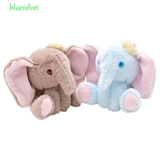 BLUEVELVET พวงกุญแจตุ๊กตาช้าง แบบนิ่ม สุ่มสี ของขวัญวันคริสต์มาส สําหรับเด็กผู้หญิง