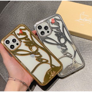 CHRISTIAN LOUBOUTIN เคสโทรศัพท์มือถือ ลายคริสเตียน สําหรับ iphone14 13 pro max 14 14pro 14plus 13 12 11 promax x xr xs max 7 8plus