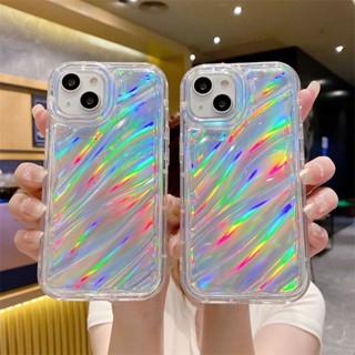 เคสโทรศัพท์มือถือ กันตก ลายคลื่นเลเซอร์ สําหรับ VIVO S12 V23 5G S15 E S16 Pro S16 E S17 E X60 Pro X70 Pro X80 Pro