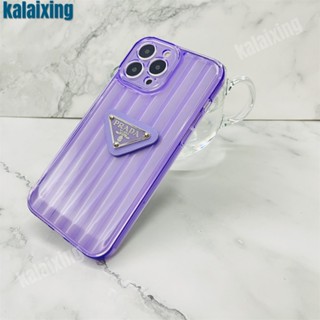 เคสโทรศัพท์มือถือแบบนิ่ม โปร่งแสง ลาย Prada 3D สําหรับ iPhone 12 Pro Max 11 Pro Xs Max XR 7 8 Plus