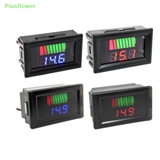 (Plusflower) โวลต์มิเตอร์ดิจิทัล 12V 24V 60V 72V สําหรับรถยนต์