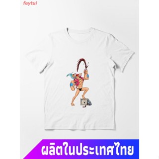 ดูดีนี่ เสื้อยืดผ้าฝ้าย  sale One Piece หนึ่งชิ้น อะนิเมะ โจรสลัด Franky One Piece Essential T-Shirt เสื้อยืด เสื้อเชิ้ต