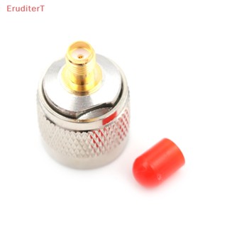 [EruditerT] อะแดปเตอร์เชื่อมต่อ N Plug Male Nickel Plag To SMA Female Golden Jack RF [ใหม่]