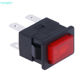 Epmn&gt; สวิตช์โยกไฟฟ้า 16A 4 Pins พร้อมไฟ LED 250V PS-23-16 สีแดง