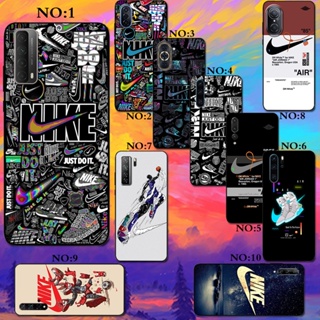 เคสโทรศัพท์มือถือซิลิโคน TPU กันตก ขอบตรง พิมพ์ลาย NIKE แฟชั่น สําหรับ Huawei P40 PRO PLUS LITE 4G