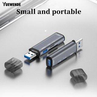 Yue.z เครื่องอ่านการ์ด USB 3.0 SD TF ไม่ต้องใช้ไดรเวอร์ อุปกรณ์เสริมคอมพิวเตอร์