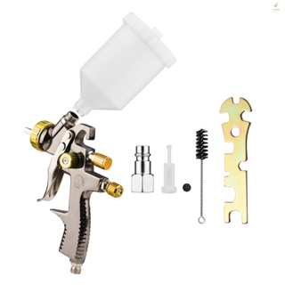 LVLP 1.8mm Air Spray  Kit 600cc Fluid Cup Gravity Feed Air Paint Sprayer Mini Handheld 360-degree Paint Spraying  for Car Repair Furniture Surface Wall Painting DIY Models