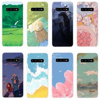 สําหรับ Samsung Galaxy S10 S10e S10 Plus note10 note10 Plus ซิลิโคนนุ่ม TPU เคสโทรศัพท์