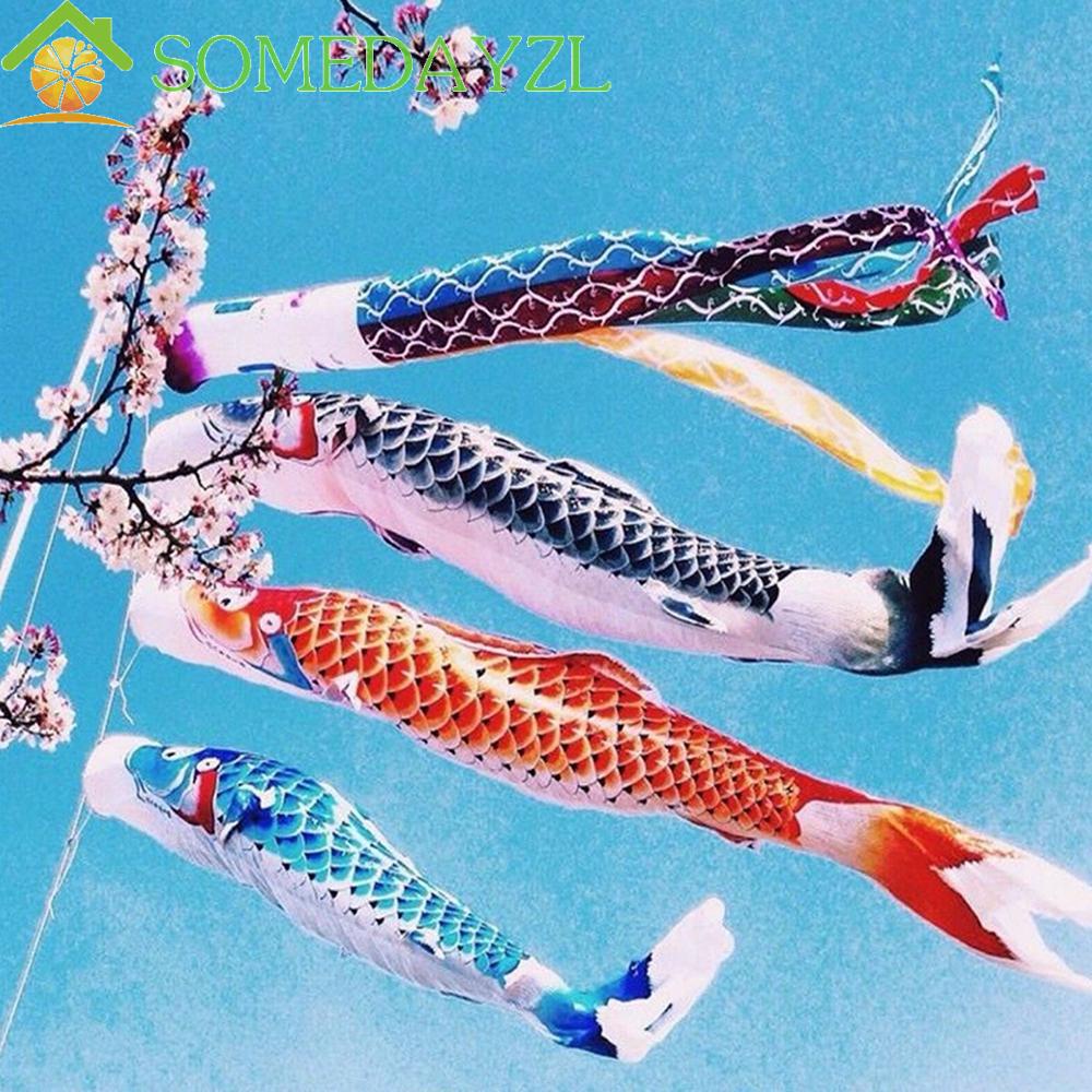 SOMEDAYZL Windsock Koinobori ว่าว สไตล์ญี่ปุ่น สําหรับแขวนตกแต่ง