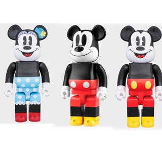 ตุ๊กตาฟิกเกอร์ Bearbrick Mickey Minnie Be@rbrick 400% ขนาด 28 ซม. สําหรับตกแต่งบ้าน