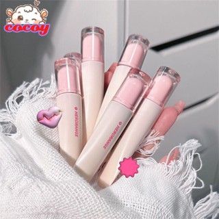 cocoy Water Light Bear Lip Glaze ลิปสติกกระจกน่ารัก Crystal Frozen Mirror Light Lip Glaze Moisturizing Glass Lip Honey Pure Desire Tender Sister Water Light Doodle Lip Frozen