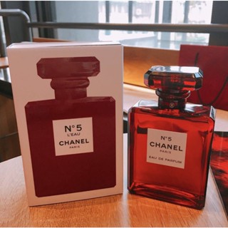 (100ml) Chanel red N5 perfume Chanel Limited N5 น้ําหอมขวดแดง สําหรับผู้หญิง 100 มล.