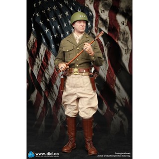 [พร้อมส่ง] พร้อมส่ง โมเดลทหาร DID A80164 World War II US Army George Smith Barton General 1/6