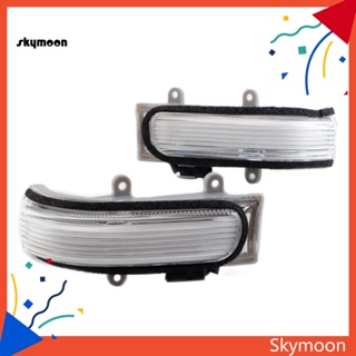 Skym* ไฟเลี้ยวไดนามิก LED ติดกระจกมองข้าง สําหรับ Toyota Camry Vios 06-11 2 ชิ้น