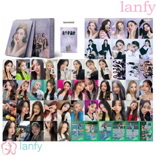 LANFY Lesserafim โฟโต้การ์ด สาวของเล่น เก็บสะสม การ์ดสมบัติ Itzy CHECKMATE แฟชั่นเกาหลี กลุ่มสาว Le Sserafim อภัย Itzy Twice Kpop โฟโต้การ์ด