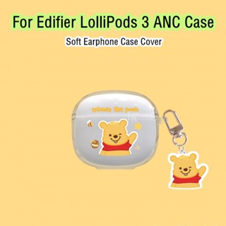 【คุณภาพสูง】เคสหูฟัง แบบนิ่ม ลายการ์ตูนกระต่าย ดาว สําหรับ Edifier LolliPods 3 ANC Edifier LolliPods 3 ANC