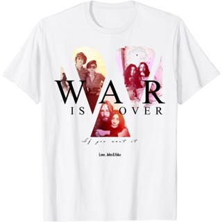 อ่อนนุ่ม 6 เสื้อยืด John Lennon - War is Over