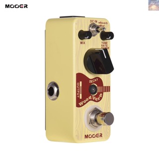 พร้อมส่ง Mooer WoodVerb ที่เหยียบเท้าดิจิทัล ปรับโหมดได้ สําหรับกีตาร์อะคูสติก