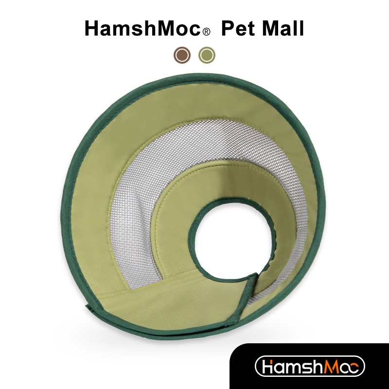 HamshMoc กรวยแมวปรับเอลิซาเบธปกน้ําหนักเบาสัตว์เลี้ยงการกู้คืนปกป้องกันกัดเลียแผลปฏิบัติสัตว์เลี้ยงวงกลมของความอัปยศ