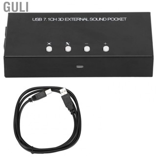 Guli External  Cards  7.1 Channel Card Volume Control for Computers