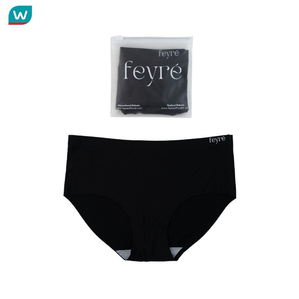 Feyre เฟียเร่ กางเกงในไร้ขอบ สีดำ ไซส์ XL