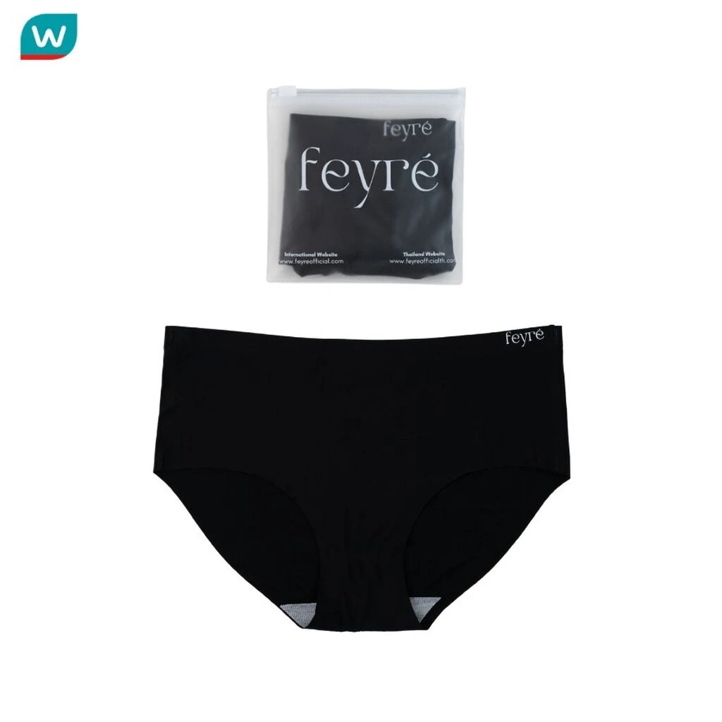 Feyre เฟียเร่ กางเกงในไร้ขอบ สีดำ ไซส์ XL