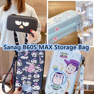 【ของแท้】กระเป๋าเก็บหูฟัง ลายการ์ตูนเพนกวิน แนวสร้างสรรค์ สําหรับ Sanag B60S MAX B60S MAX