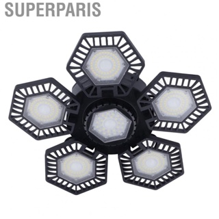 Superparis Garage Light  Ceiling Work Lamp 5 Folding Panel 120W For Workshop Warehouse