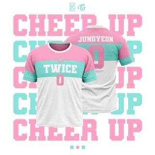 เสื้อกีฬาแขนสั้น ลายทีม Twice Jersey Kpop Drifit