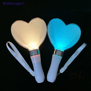 [WillBesugarT] แท่งไฟ LED รูปหัวใจ เรืองแสง 15 สี สําหรับคอนเสิร์ต ปาร์ตี้ [ใหม่]