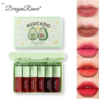 6pcs Dragon Ranee6 Pack Apothea Lip Dye Set Moisturizing Lip Moisturizing Lip Gloss Beauty Cosmetics nuuo