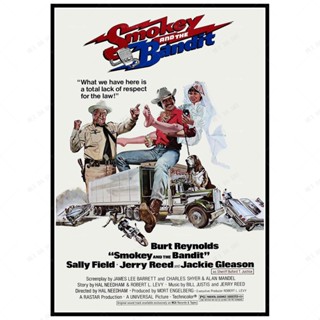 โปสเตอร์ภาพยนต์ Smokey and The Bandit และผ้าแคนวาส พิมพ์ลายภาพยนตร์ 0416