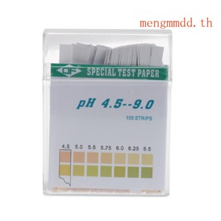 Mengt 100 แถบ 4 5-9 PH กระดาษทดสอบกรดอัลคาไลน์ น้ําลาย น้ําลาย ลิตมัส