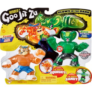 Heroes of goo JIT zu ฟิกเกอร์เรืองแสงในที่มืด 2 แพ็ก WL0Z