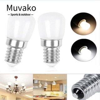 MUVAKO หลอดไฟ LED 110V 220V สีขาวอบอุ่น สําหรับตู้เย็น